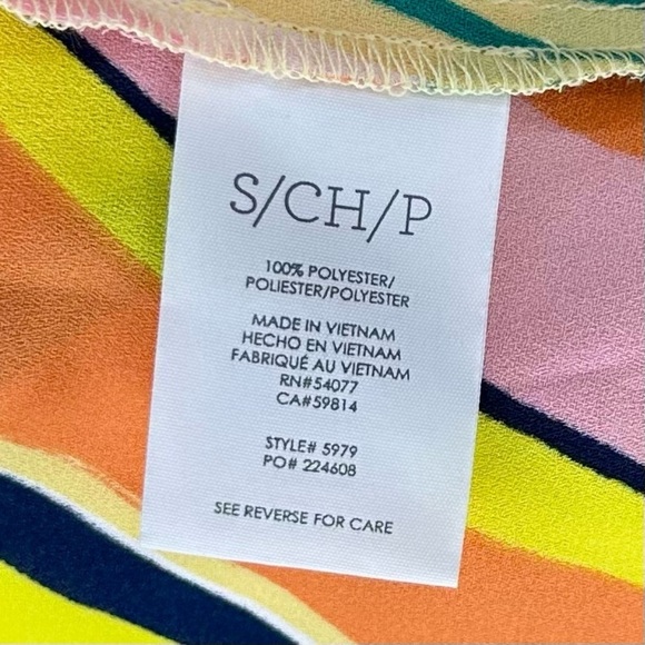 CAbi Colorful Tank Top Sleeveless Stripes Size S - Picture 9 of 12